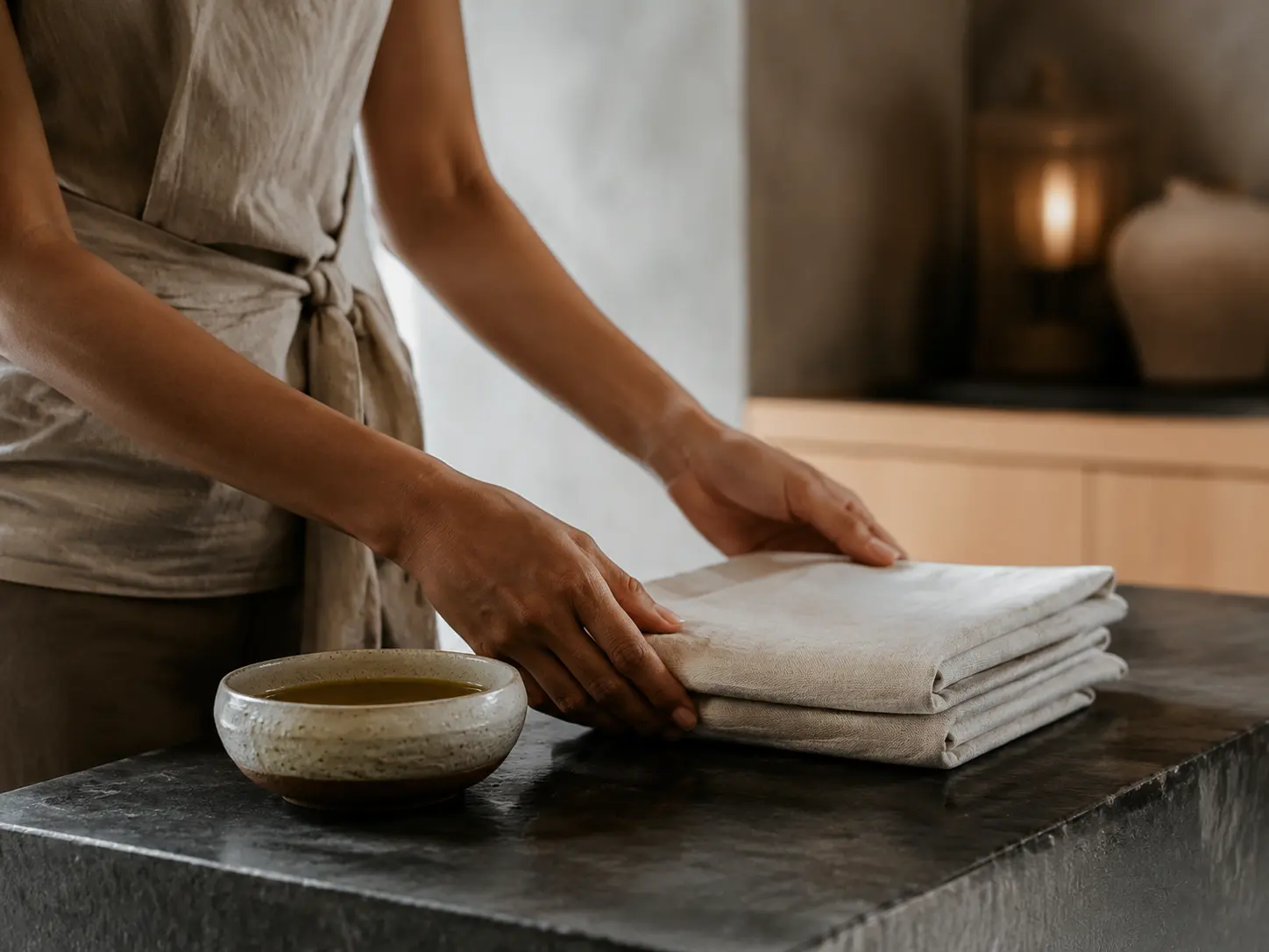 Spa ritual preparation at Atman Spa Kerobokan